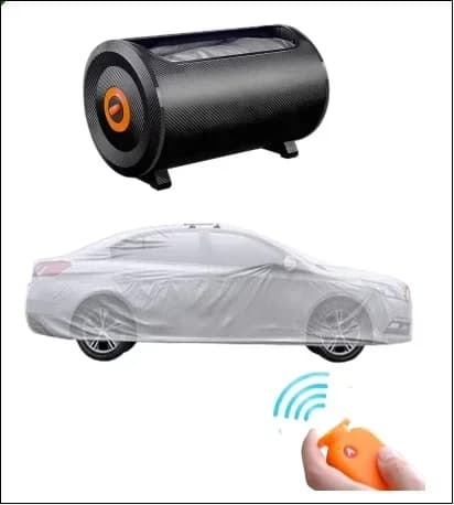 Coperture per auto pieghevoli Coperture per auto elettriche per tende automatiche con protezione solare rivestita in argento per esterni