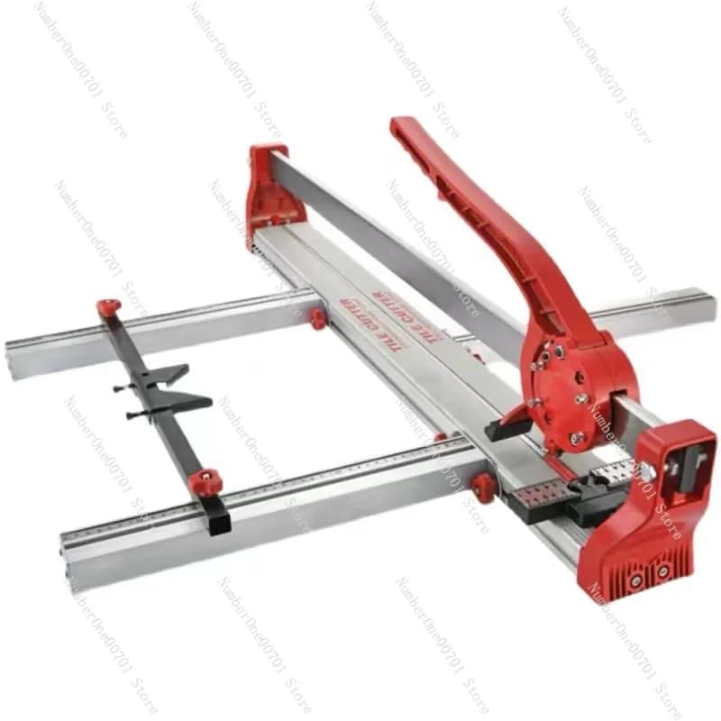 Tagliapiastrelle in lega di alluminio per utensile da taglio manuale push pull a parete per pavimenti in ceramica con binario di guida