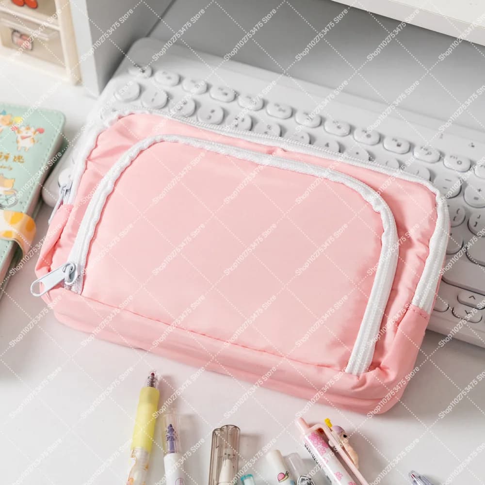 Astuccio per Matite con Cartoni Animati per Bambini, Portapenne con Zip Anime, Custodia Kawaii per Cancelleria, Borsa Creativa per Materiale Scolastico, Regali per Ragazzi e Ragazze