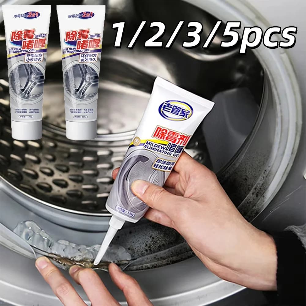 1/2/3/5pcs Mould Removal Gel for Kitchen Bathroom Washing Machine Anti-mould Cleaning Gel Refrigerator Rubber Ring Mould Removal
