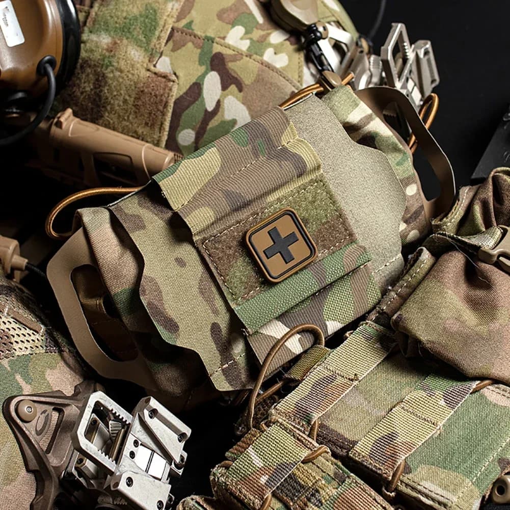Borsa Tattica per Caccia all'Aperto, Kit di Pronto Soccorso IFAK, Tasca Medica MOLLE, Kit di Sopravvivenza per Pronto Intervento