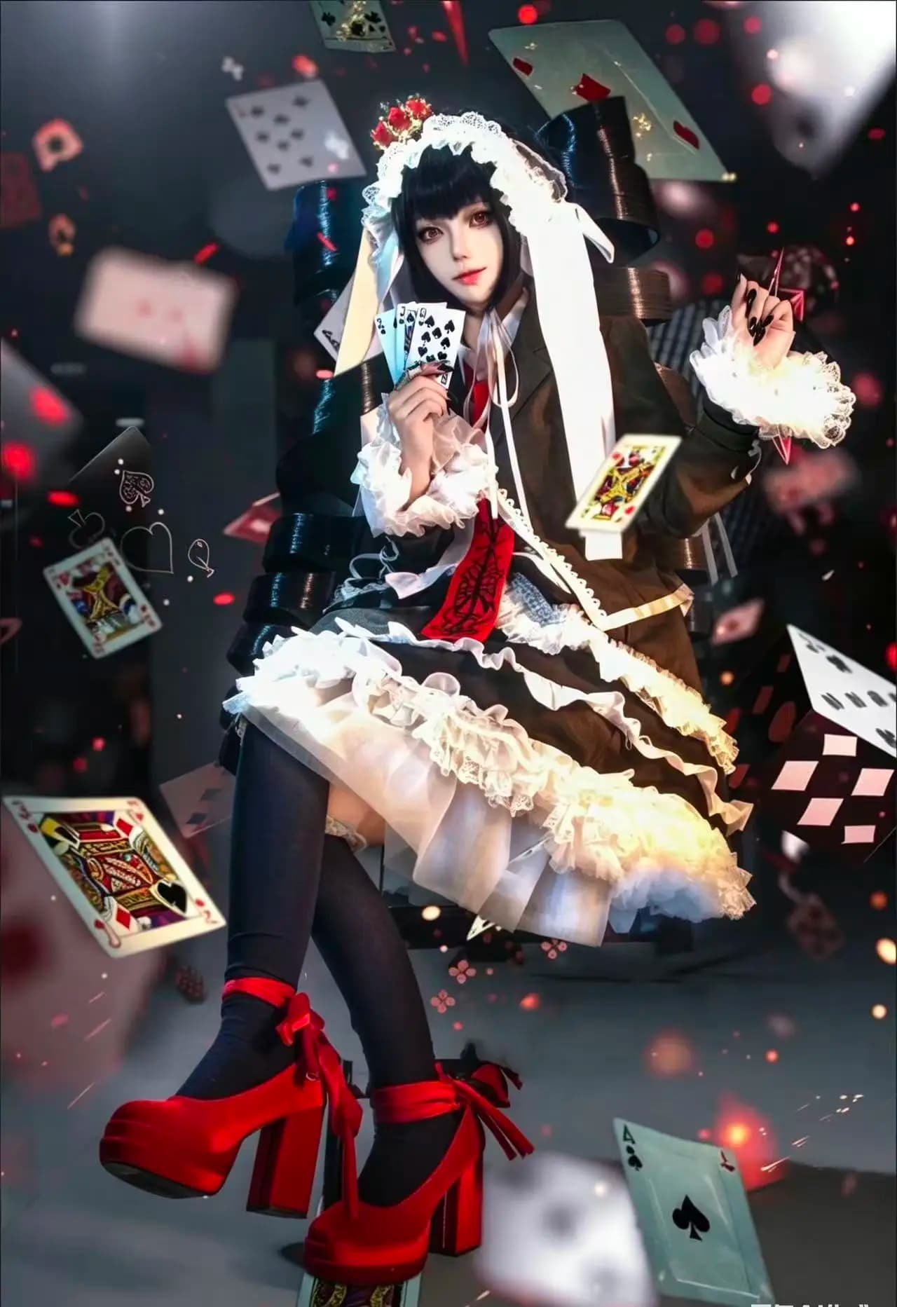 Abito cosplay Celestia Ludenberg, costume cosplay anime
