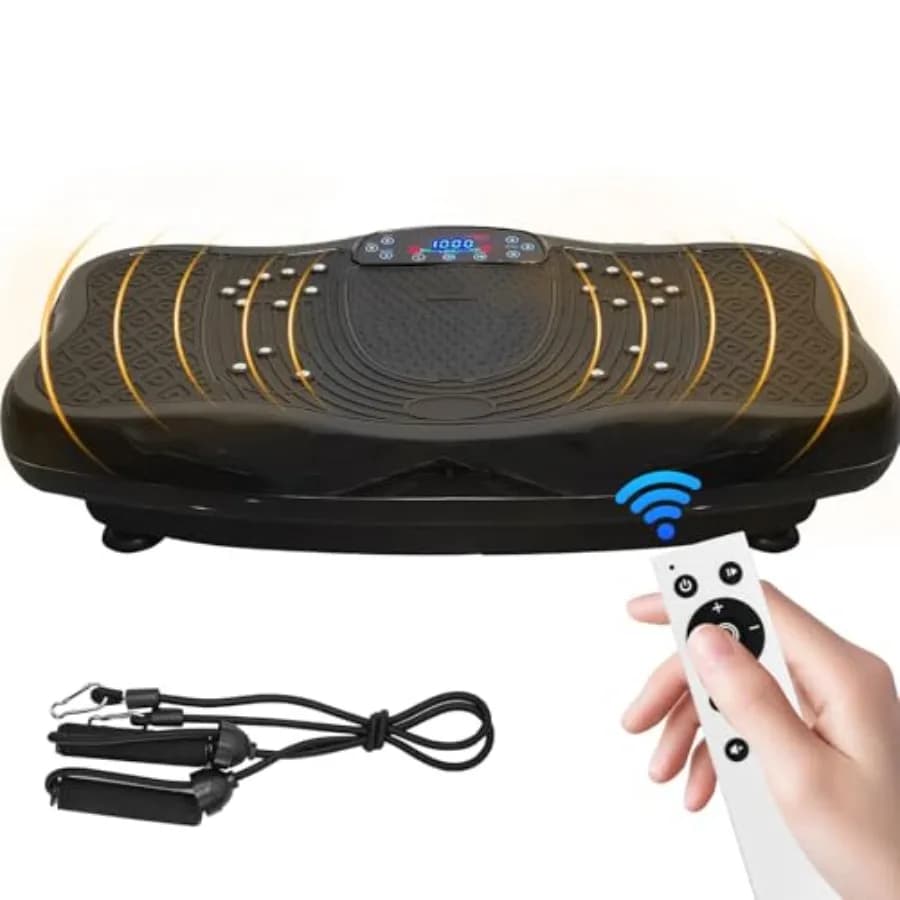 XXL 660LBS Vibrant Platform for Weight Loss Exercises, Total Body Training, Home Fitness Equipment