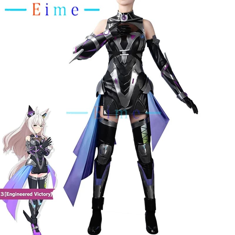 Biwa Hayahide Costume Cosplay Gioco Pretty Derby outfit Donna Ragazza Fancy Dress Uniformi di Carnevale di Halloween Abito da festa Realizzato su misura