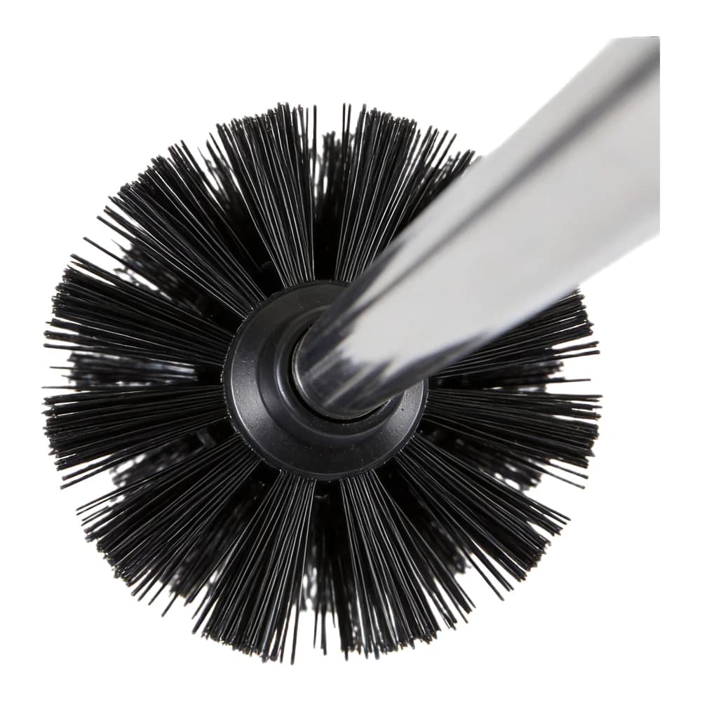 New High Quality Toilet Brush Scrubbers Bathroom Stainless Steel Cleaning Head & Handle Renovated Spiral Design