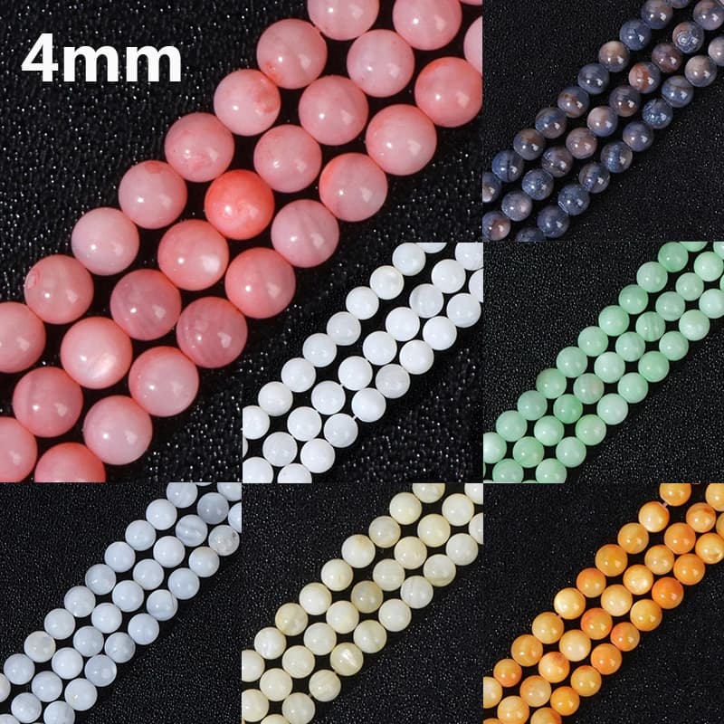 Natural Mother of Pearl Shell Beads Smooth Round Heishi Shell Beads for Jewelry Making DIY Necklace Supplies Jewelry Accessories