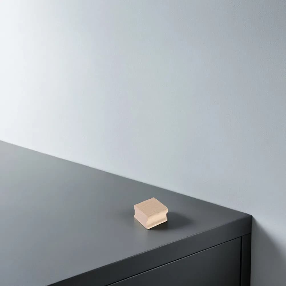 10 Pezzi Blocchi per Timbri in Legno di Faggio Scanalato, Vuoti, per Fai da Te, Scrapbooking, Timbri per Lettere, Timbri ad Inchiostro per Artigianato