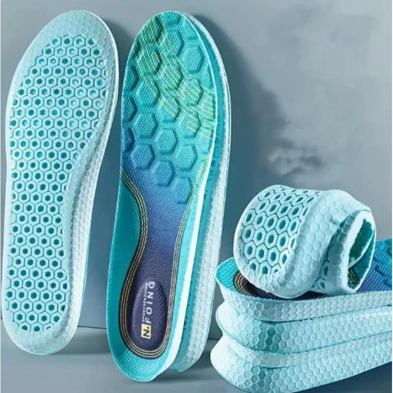 1 pair of sports soles for shoes, shock absorption, breathable deodorant cushion, suitable for racing bow support insole