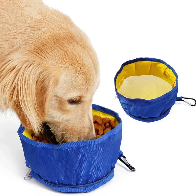 Ciotola portatile per mangiatoia per acqua per animali domestici, comoda acqua per alimentazione pieghevole per cani, cuccioli, gatti, ciotola pieghevole per esterni, forniture per animali domestici