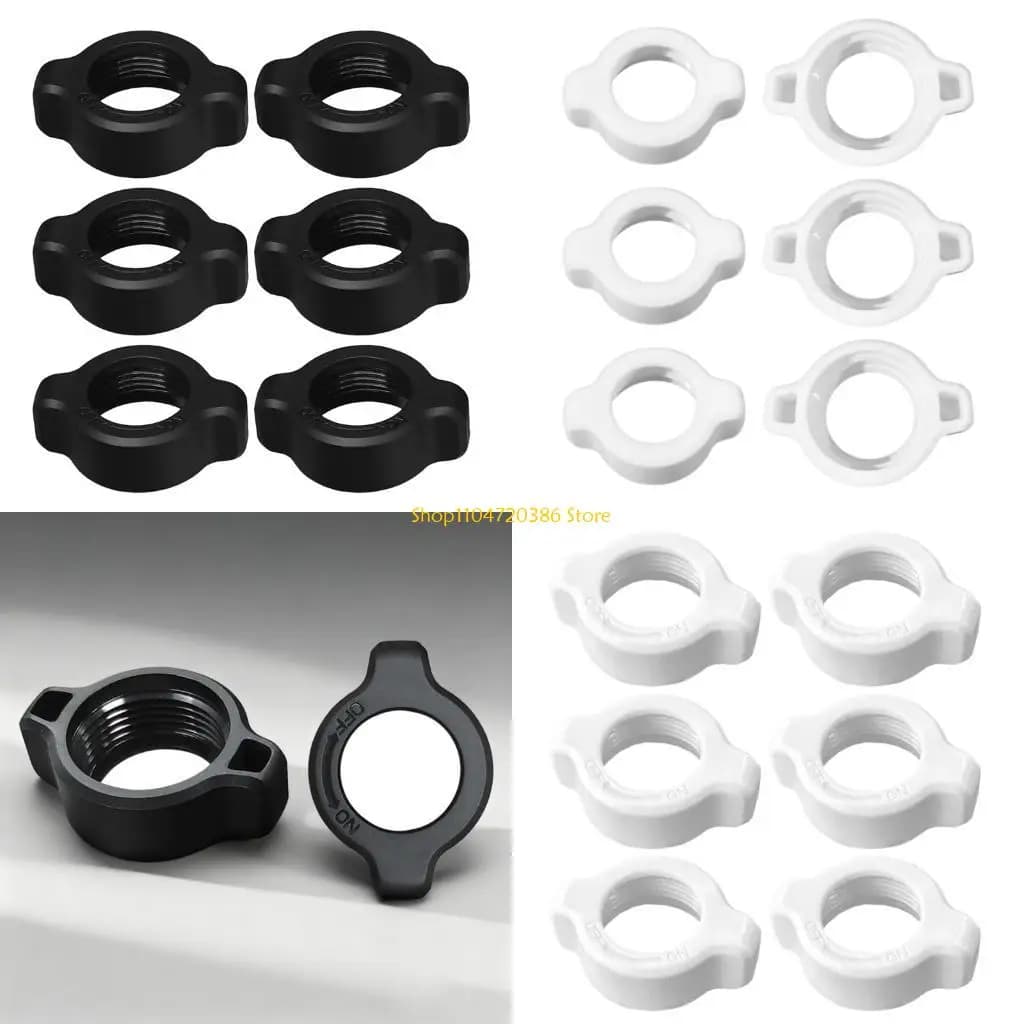 K0EA Confezione da 6 dadi serraggio universali con testa a da 17 mm Pezzi ricambio per supporti dispositivi