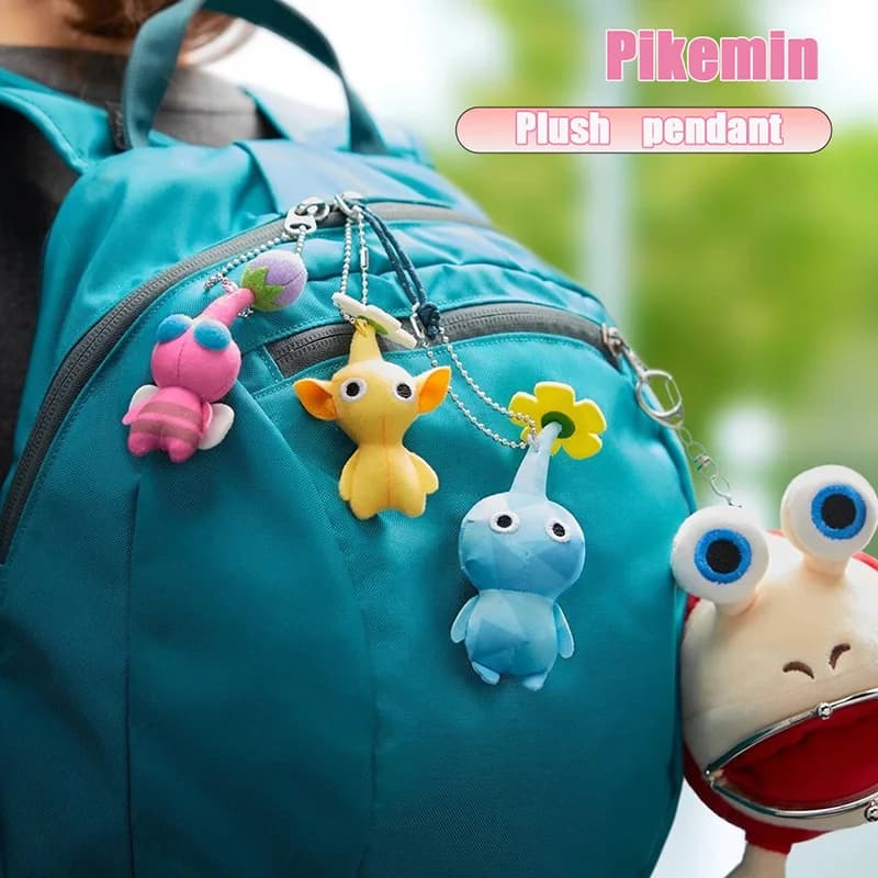 Portachiavi con Ciondolo a Forma di Simpatica Creatura, Design Originale Bio Cartoon, Morbido Peluche, Ornamento da Appendere allo Zaino, Accessorio Portatile