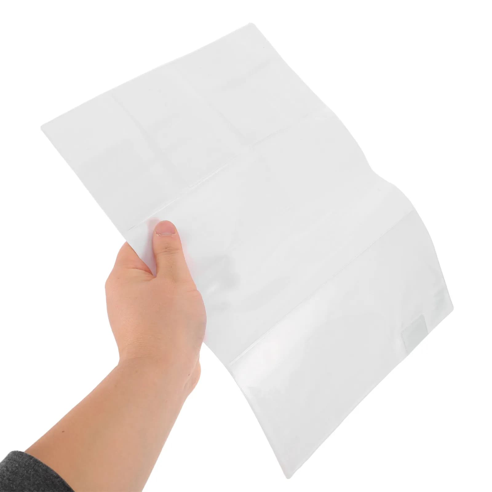 4 copertine trasparenti in PVC per libri, formato A5, custodie protettive per quaderni, riutilizzabili, impermeabili, per agenda, diario, scuola e ufficio