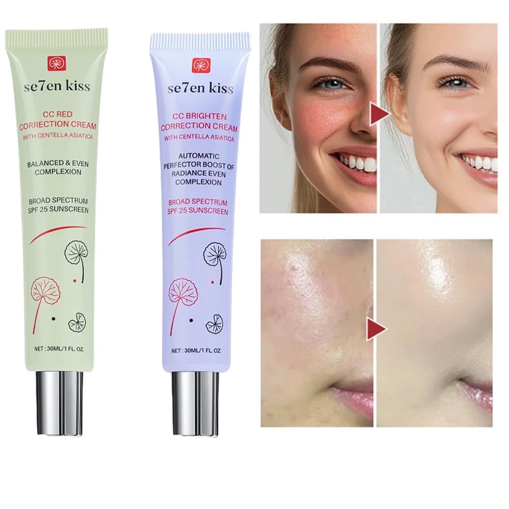 Centella Asiatica Correttore Sliding CC Cream Solar Cream Face Pore Corrector Moisturizing Primer for Uniform Skin Tone