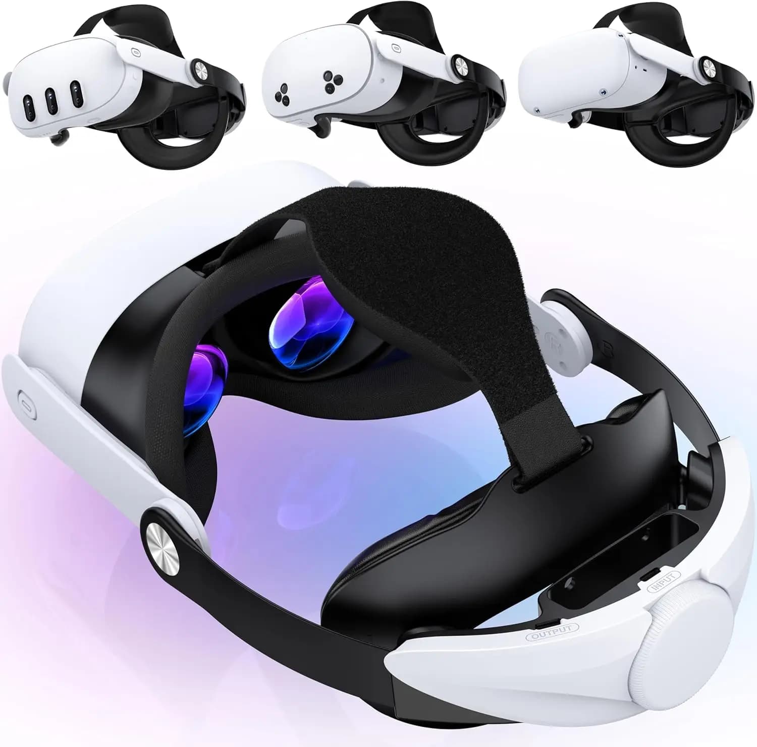 Kawaye Comfort head strap compatible with Meta Quest 2/Quest 3S/Quest 3, adjustable VR visor strap, accessories.