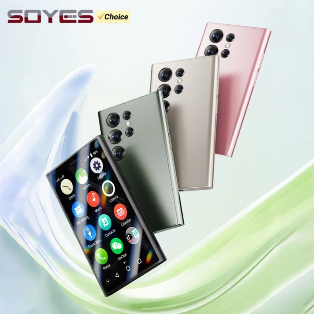 SOYES XS24 PRO 3G Smartphone elegante da 3,0 pollici Quad Core MTK 2 GB RAM 16 GB ROM Dual SIM 5MP Fotocamera Touchscreen Mini telefono cellulare