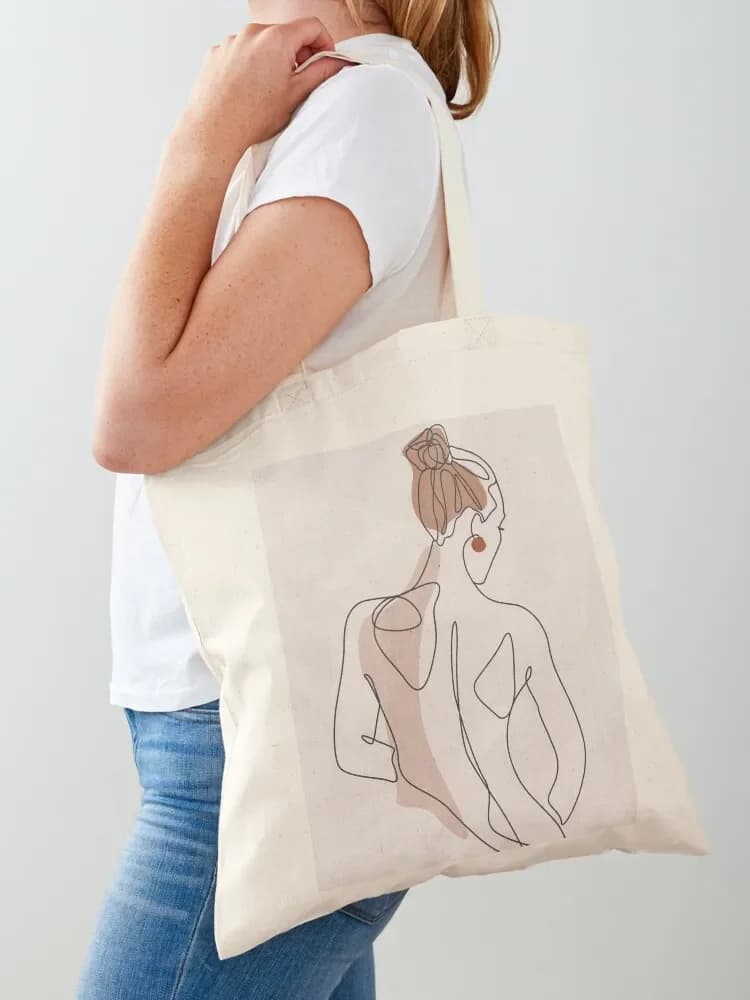 Borsa tote Line Woman Body, borsa tote da uomo, borse di lusso da donna, borse riutilizzabili per la spesa, borsa tote da donna