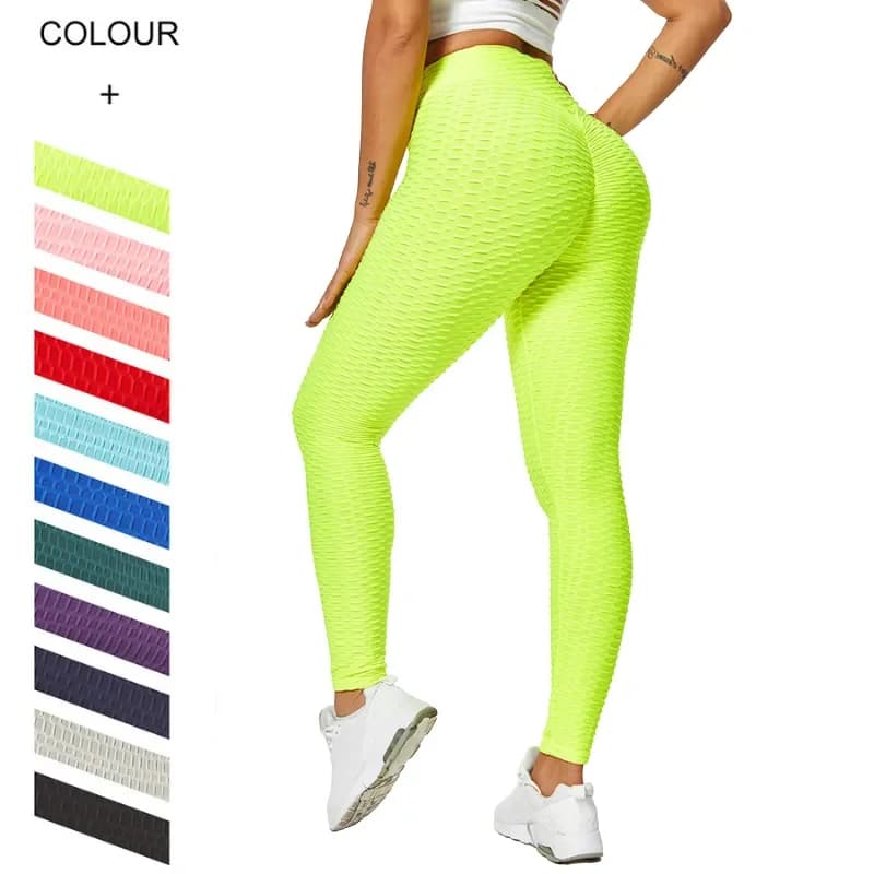 Leggings fitness a vita alta Pantaloni sportivi da yoga di base bianchi neri Tiktok Primavera Plus Size Allenamento da corsa Collant per il sollevamento del sedere