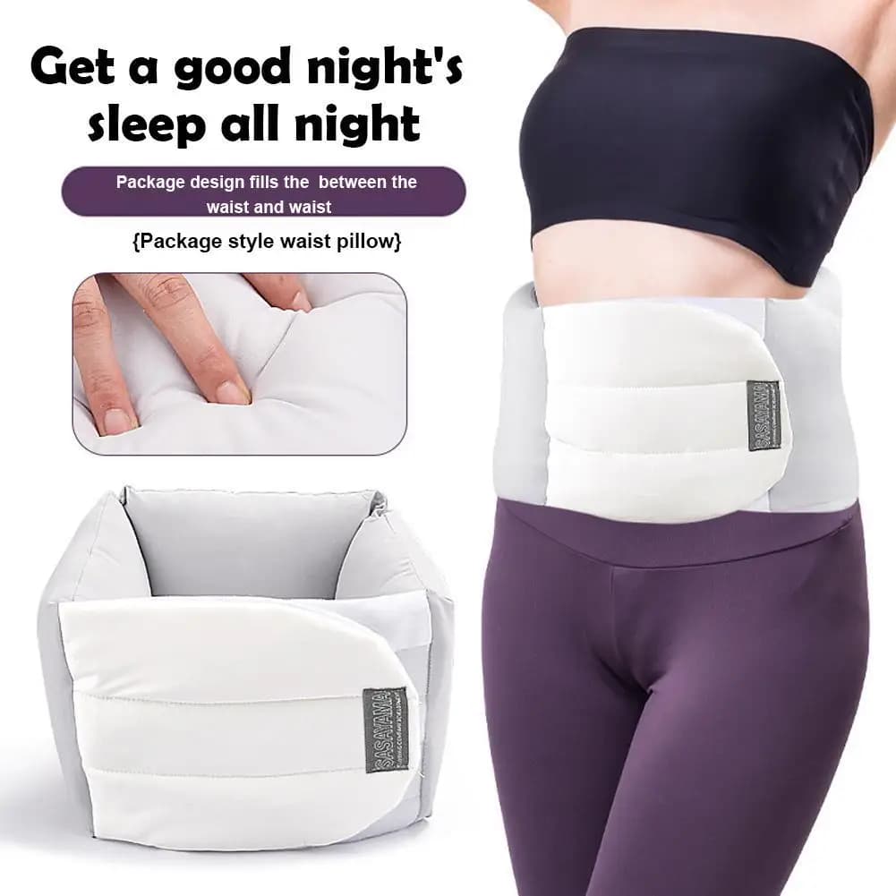 1 pz supporto lombare protettivo per il sonno per alleviare il dolore alla schiena regolabile uomo donna supporto lombare in vita sciatica