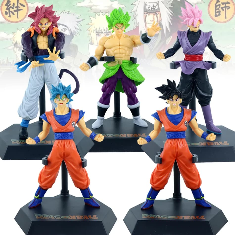 Action Figure Anime Dragon Ball Z 18-20CM Super Saiyan Son Goku Broly Vegeta, Modellini da Collezione per Bambini
