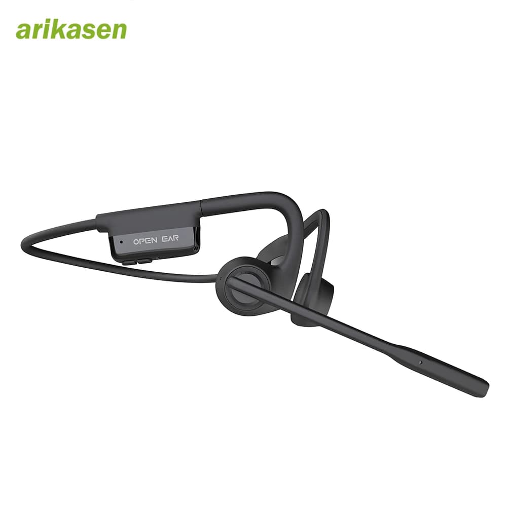 Cuffie auricolari aperte con microfono, auricolare Bluetooth con microfono, cuffia Bluetooth con microfono con cancellazione del rumore, auricolare wireless