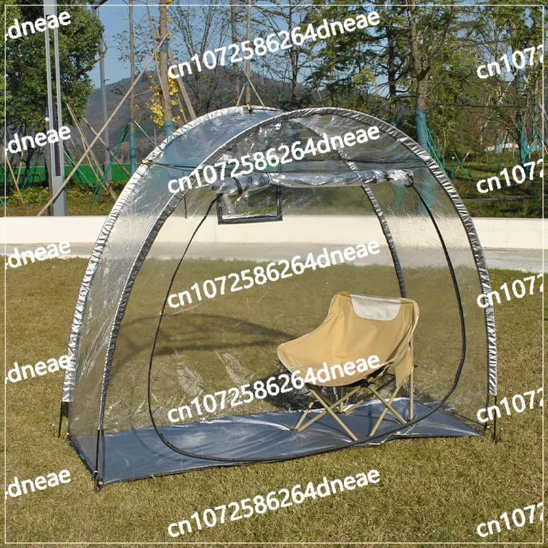 Tende per Campeggio per Climi Caldi e Freddi, Tenda Trasparente da Giardino, Tenda per Climi Estremi (Esclusi Lettino e Sedia), Tenda Trasparente Impermeabile per Esterni