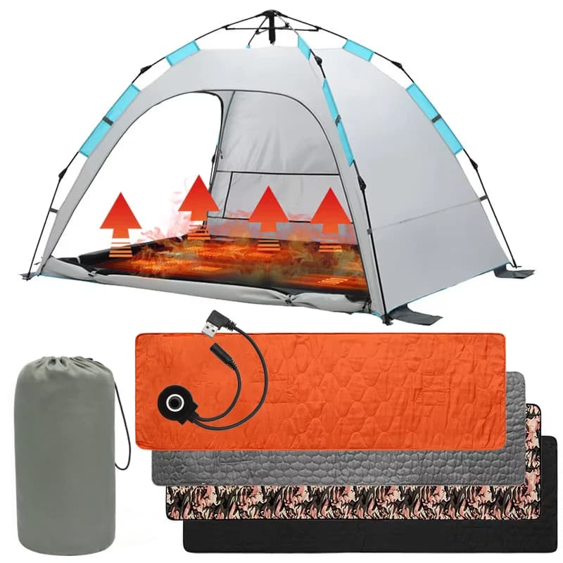 Sleeping Mat with Outdoor Camping USB Heating Electric Heating Mats for Outdoor Electric Heating Mat for Travellers