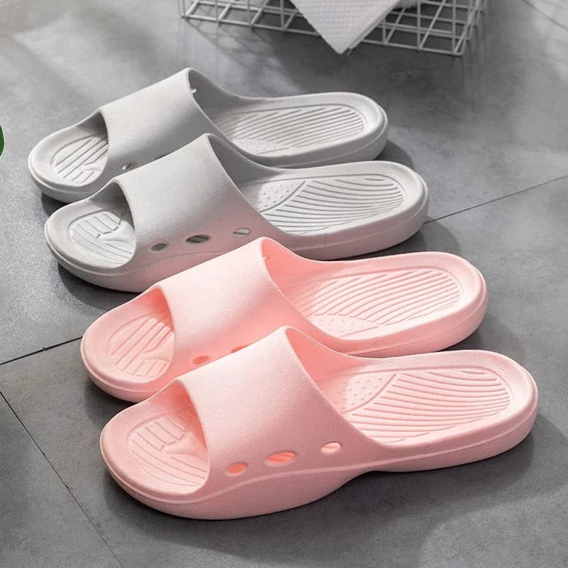 New Women's and Men's Anti-slip Slippers, Shower Shoes Resistant to wear, for Couples, Interior, Bathroom, Drying Fast
