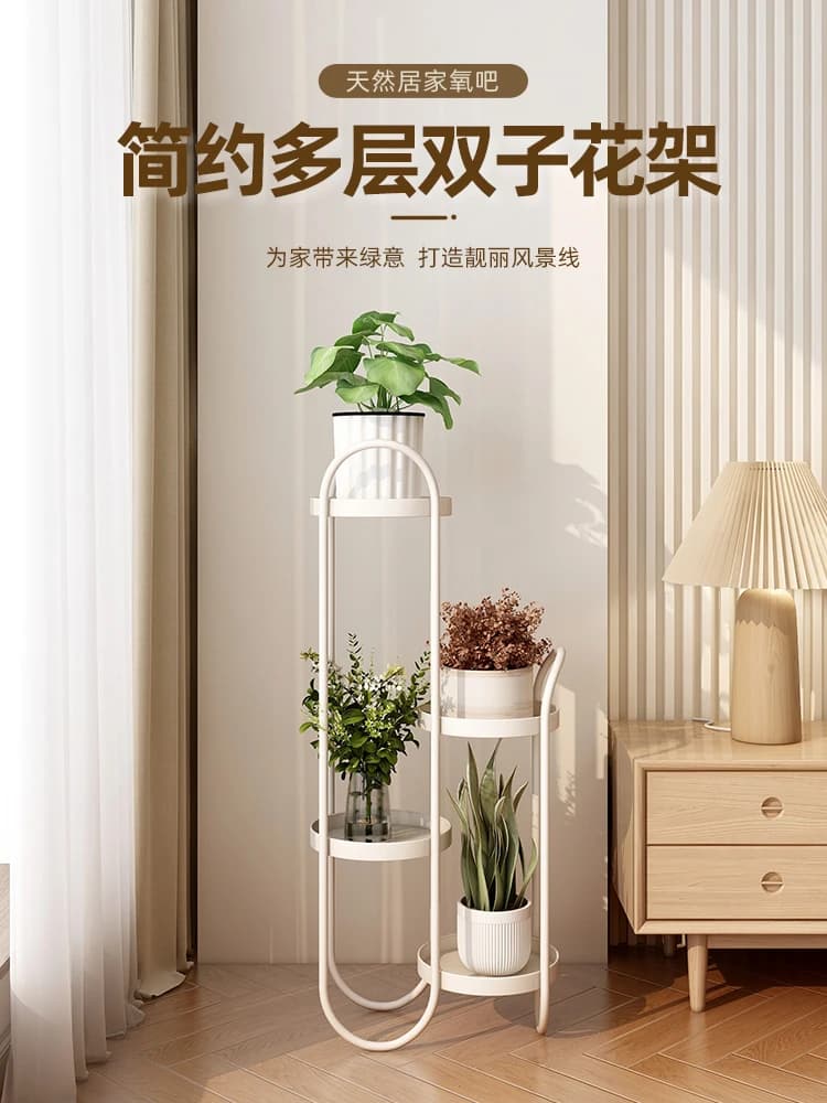 Wall holders from floor to ceiling, creative, multi-layer, holders, simple, wrought iron, to store succulent plants