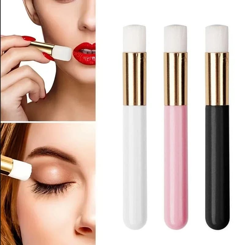 3Pcs Eyelash Cleaning Brushes Lash Shampoo Brush for Eyelash Extensions Nose Blackhead Remover Pore Cleansing Multi‑Functional M