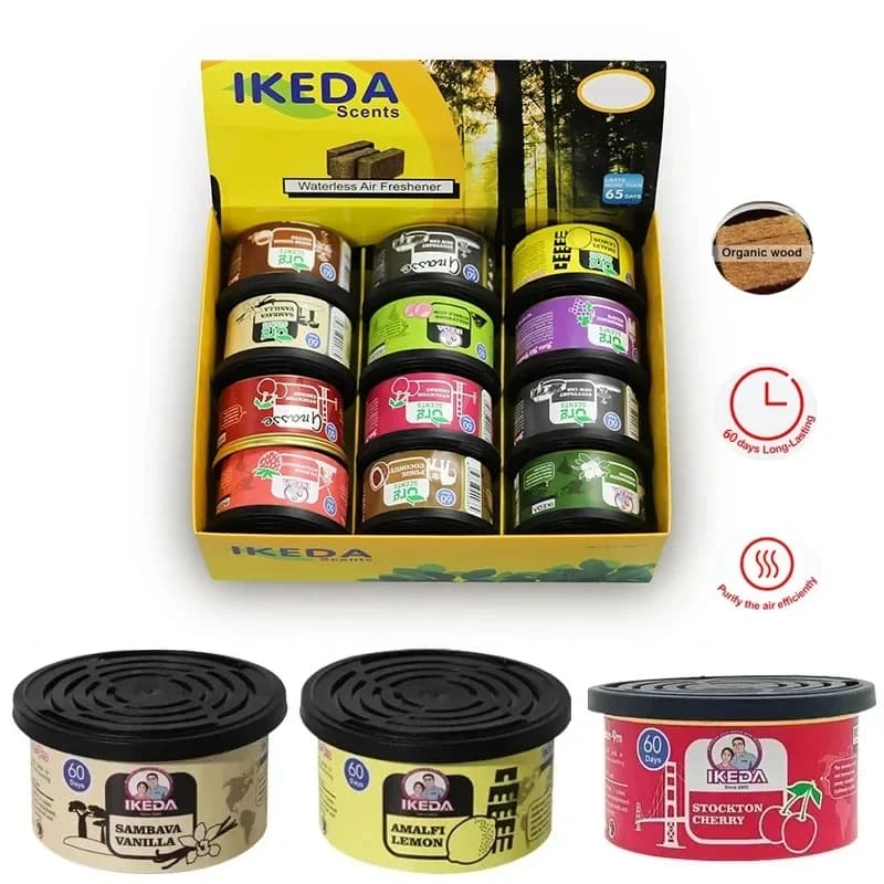 Car Deodorant Bubble Gum Perfume Organic cans Eliminator of Essential Odors Strong fragrance and long life for the home closet