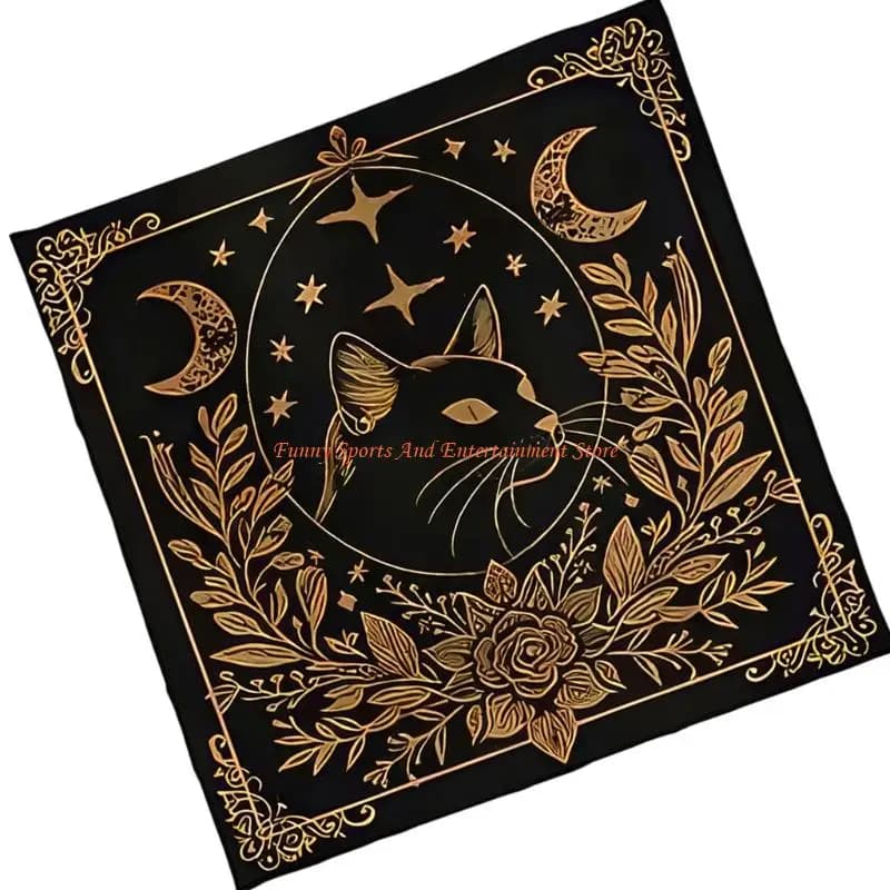 C4DE Stella Fiore Tarocchi Tovaglia Carta Divinazioni Tovaglia Arazzo