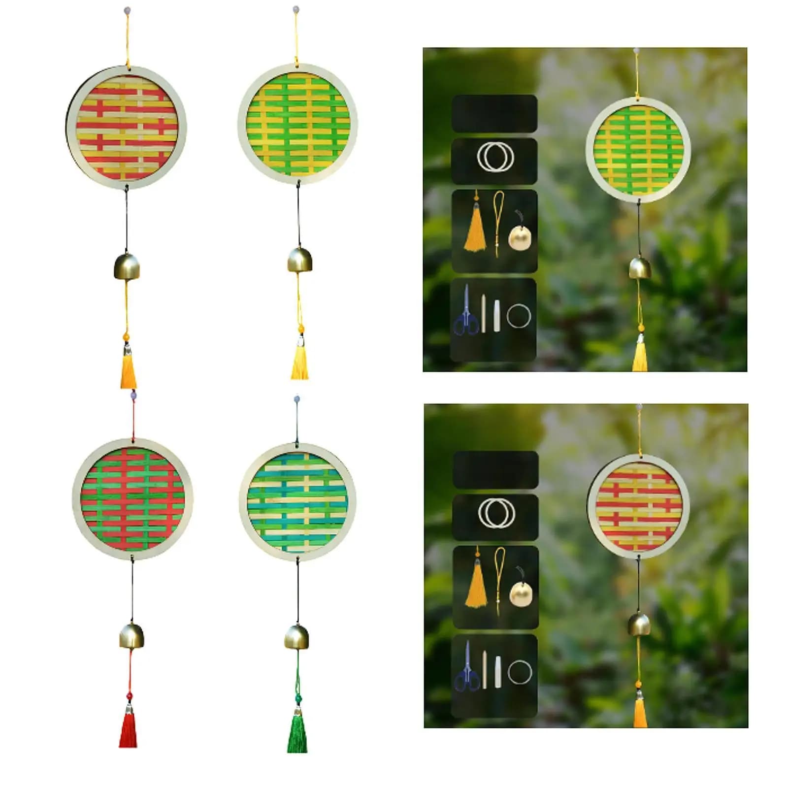 Wind Chime Kit for Kids DIY Art and Craft for Living Room Courtyard Halls