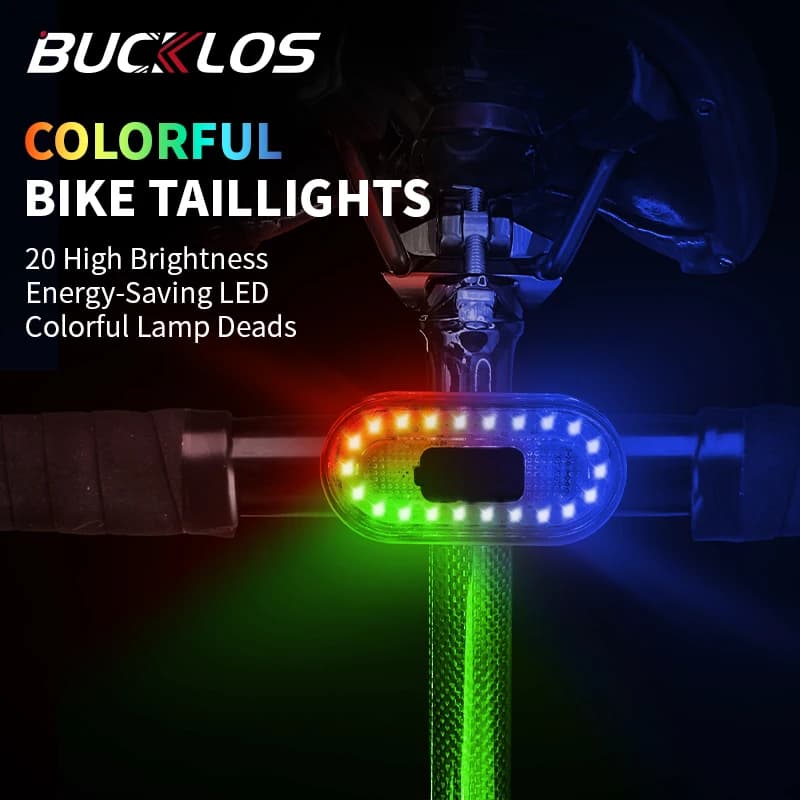 Luce Posteriore per Bicicletta LED Ricaricabile USB, Lampada Posteriore Impermeabile per MTB e Bici da Strada, Fanale Posteriore Ultraleggero per Mountain Bike, Attrezzatura da Ciclismo