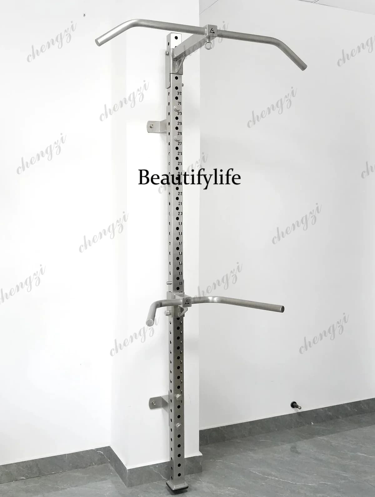 Single-column multi-functional combination horizontal bar pull-up arm flexion and extension sand bag rack can be expanded