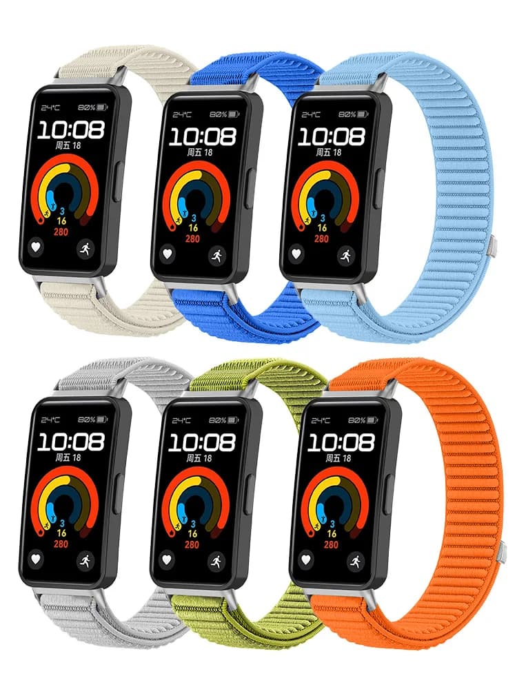 Anello in nylon per Huawei Band 10 8 9 cinturino sportivo cinturino per Huawei Band 10 9 8 accessori Smartwatch cinturino Correa