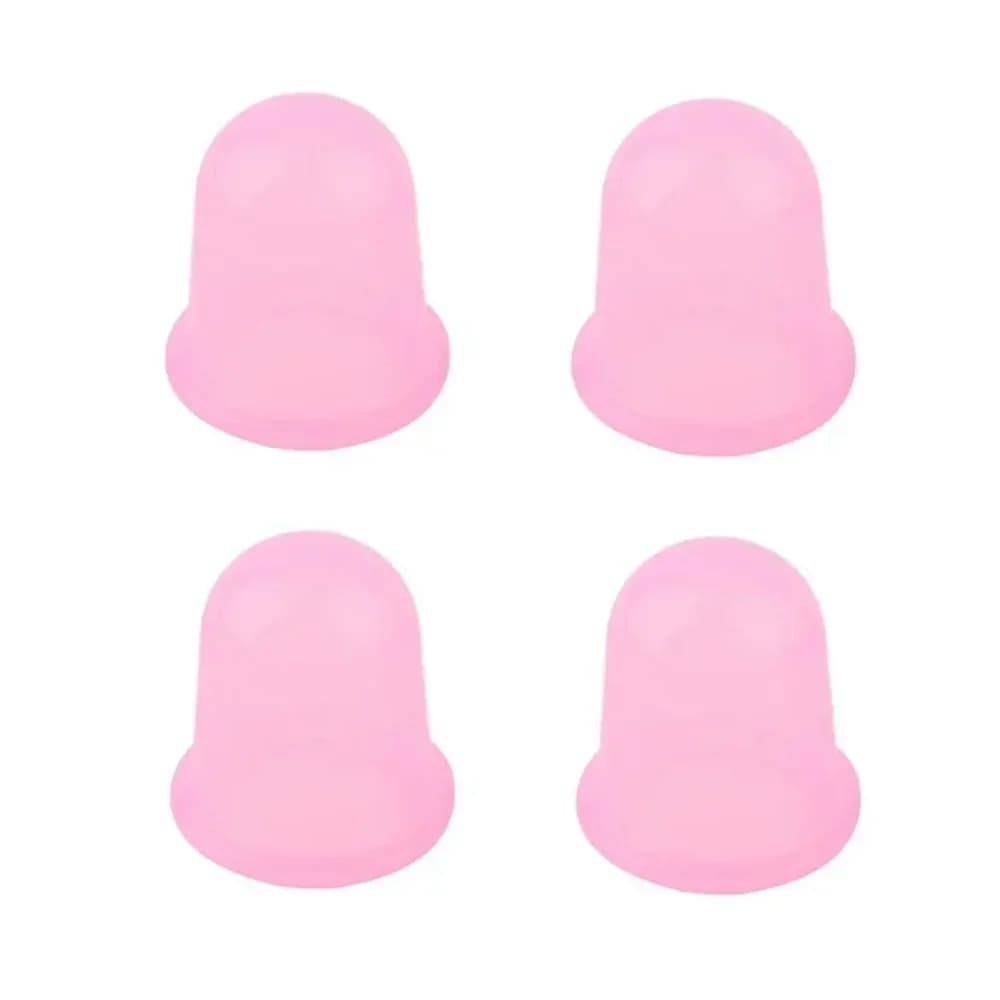 4pcs Suction Cups Silicone Vacuum Therapy Vacuum Cans Vacuum Suction Cups Massage Body Cups Massage Jars Anti Cellulite Massager