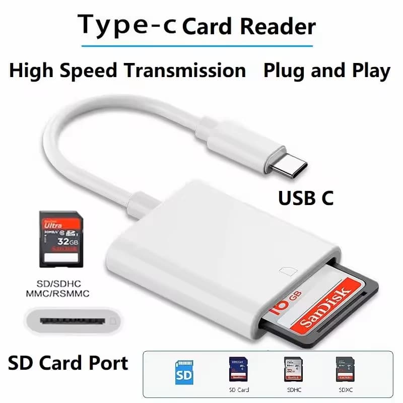 2 in 1 /1in1 /3in1 OTG Type C Card Reader USB Flash Drive for Tablet SD TF Memory Card Adapter for Smartphones And Tablets