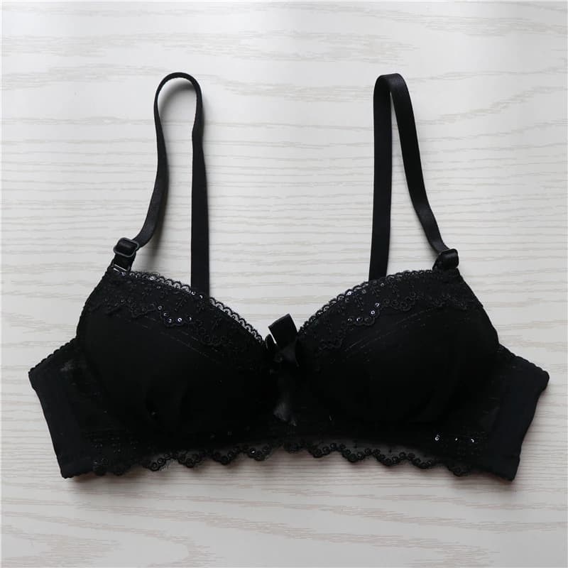 2022 underwire half cup 3/4 sexy bra size AB 70-85 soft push up underwear for women