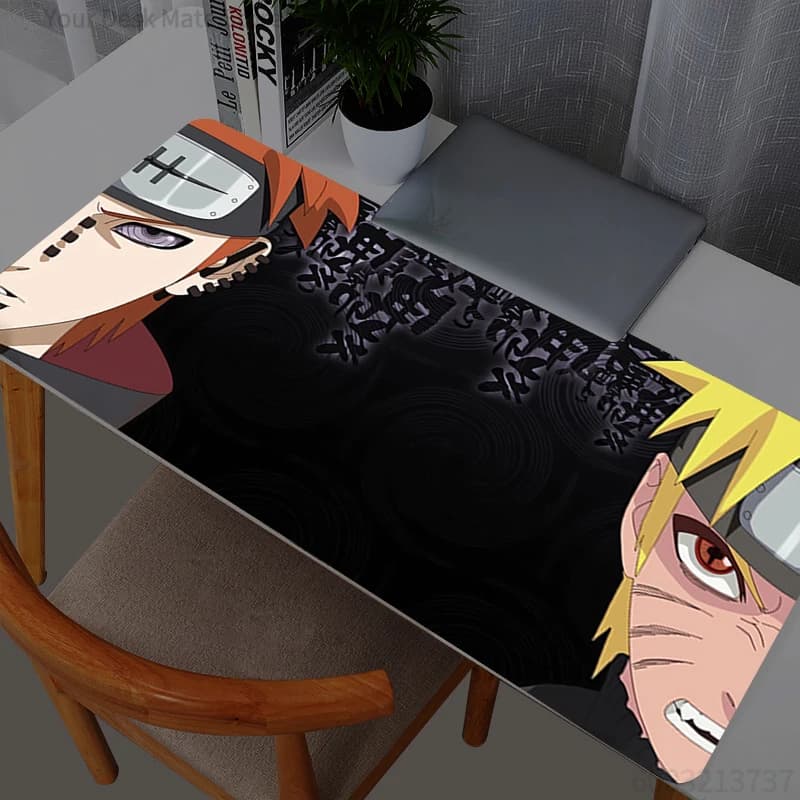 Tappetini per mouse Naruto Anime Giapponesi, Tappetino per mouse XXL grande, Tappetino da scrivania per tastiera PC, Accessori da gaming, Nuovo mousepad