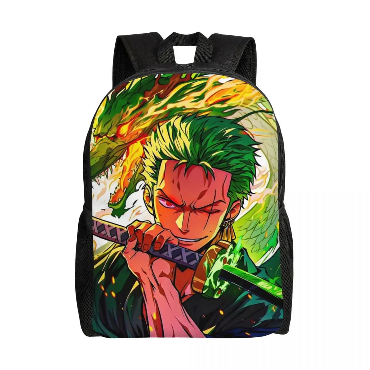 Zaino da viaggio personalizzato con personaggi Z-Zoroes, per donna e uomo, borsa per laptop da scuola, zaino per studenti universitari, borse da giorno con cartoni animati