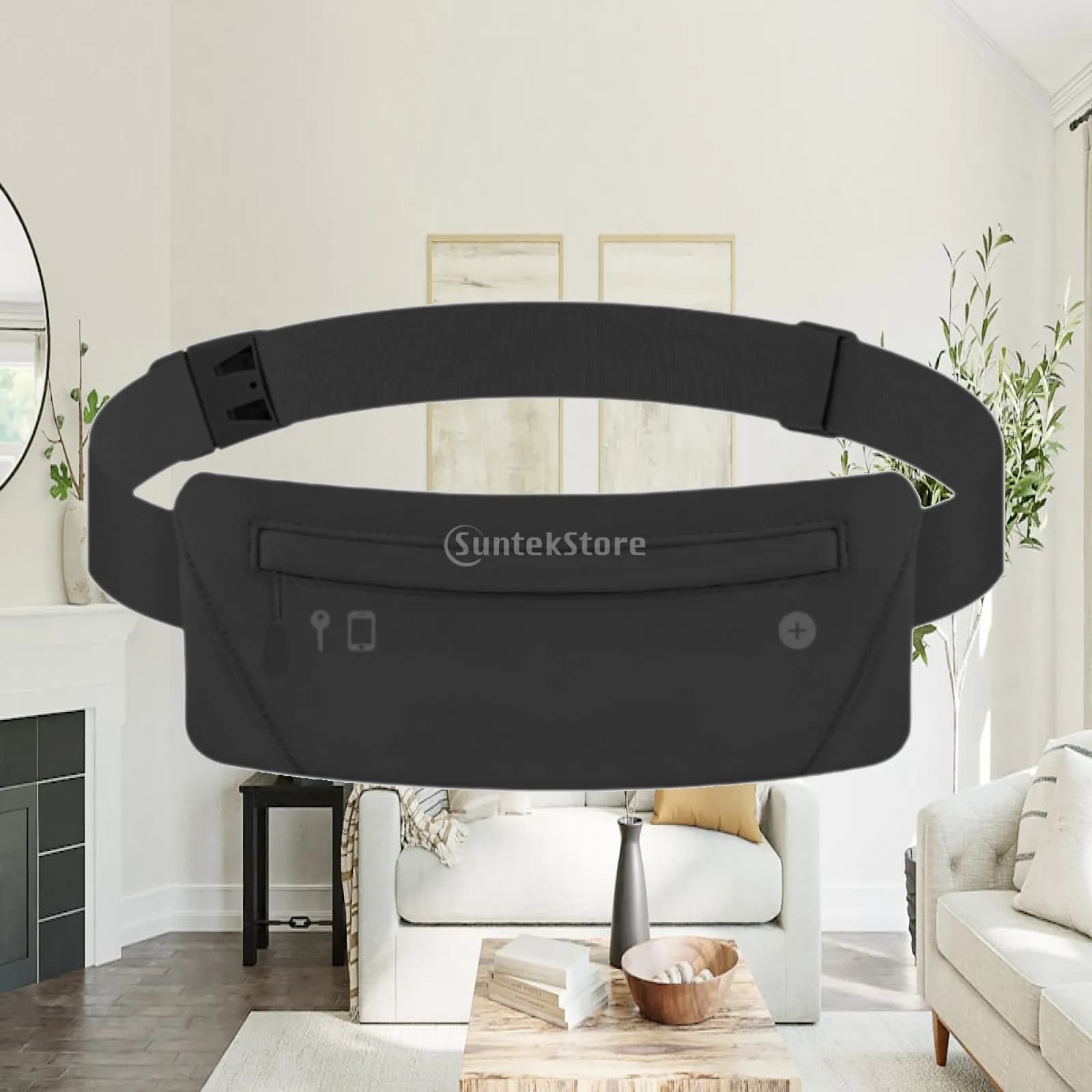 Fanny Pack for Running with Adjustable Waistband And Cable Access for Outdoor Activities