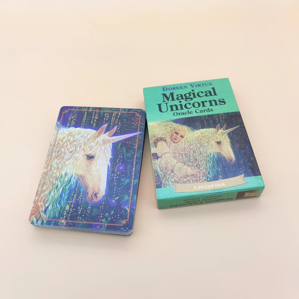 Nuove carte magiche dell'oracolo dell'unicornoPropano di divinazione del ponte per le carte di previsione del destino fortunato