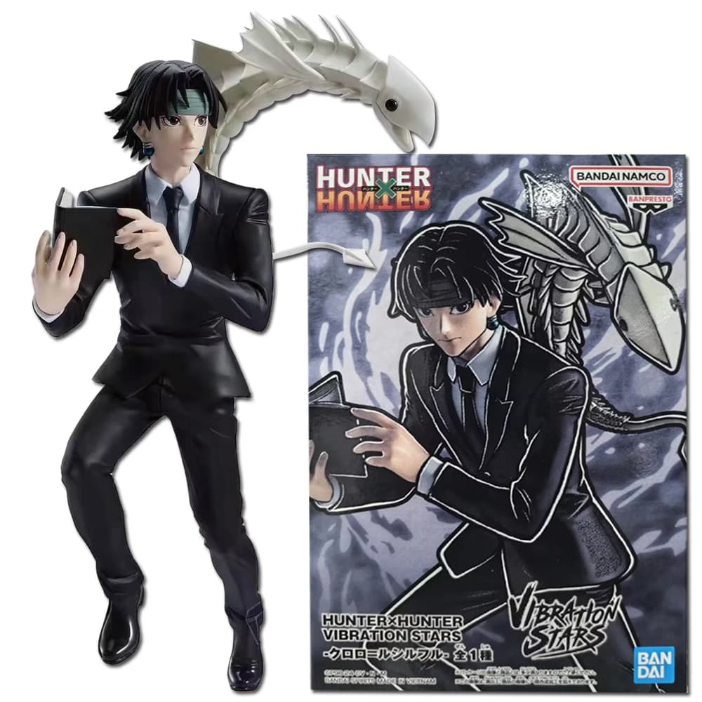 Anime HUNTER×HUNTER VIBRATION STARS Figura Chrollo Lucilfer Action Figure Giocattoli in PVC Collezione regalo Hobby Bambole Decorazione da scrivania