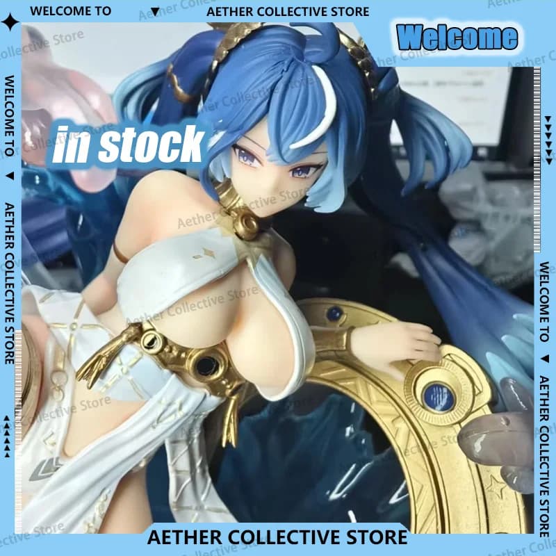Original Wuthering Waves Iuno Anime Figurine Elegant Maiden Collectible Statue Desktop Hobby Ornament PC Interior Decor