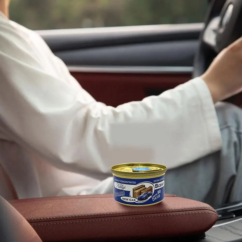 Car Deodorant in wood block, eliminates long-lasting smells, for car aromatherapy, for home and wardrobe, Supp E2o6