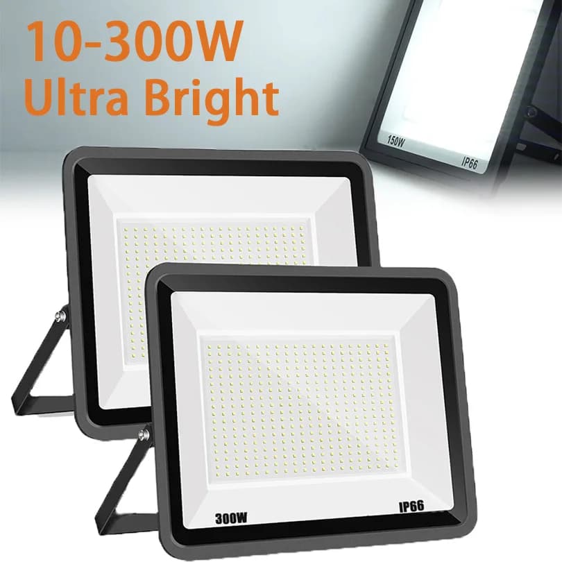 Proiettore a LED IP66 Riflettore impermeabile a led per esterni Faretto a led per parete da giardino Riflettore a LED Lampione stradale Luci di inondazione da parete