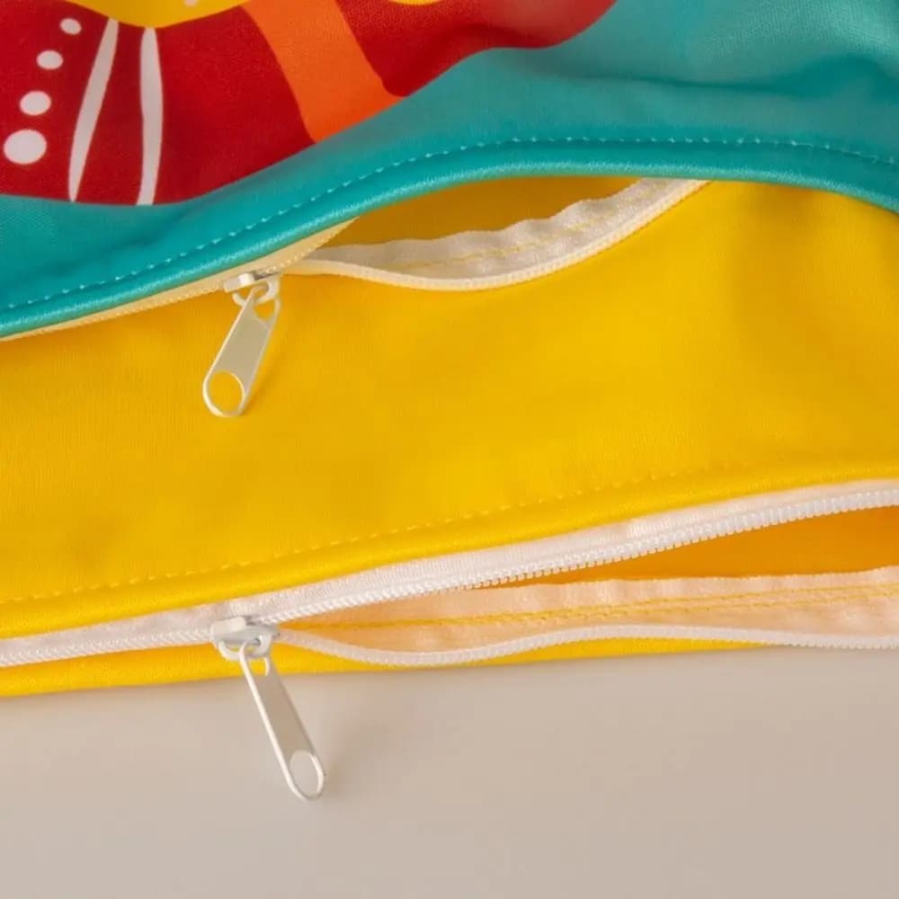 Borsa per Passeggino con Doppio Scomparto, Impermeabile, per Pannolini e Oggetti Bagnati/Asciutti, Lavabile con Cerniere, Borsa per Trucchi e Palestra