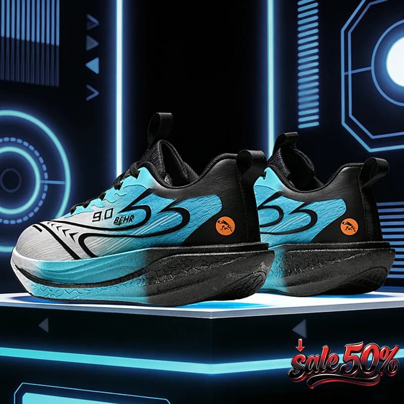 Running Shoes 2026 with Air Shoe, Jogging Shoes with Carbon Plate for Marathon, Breathable Sports Sneakers Read Men's and Women's Anti-slip