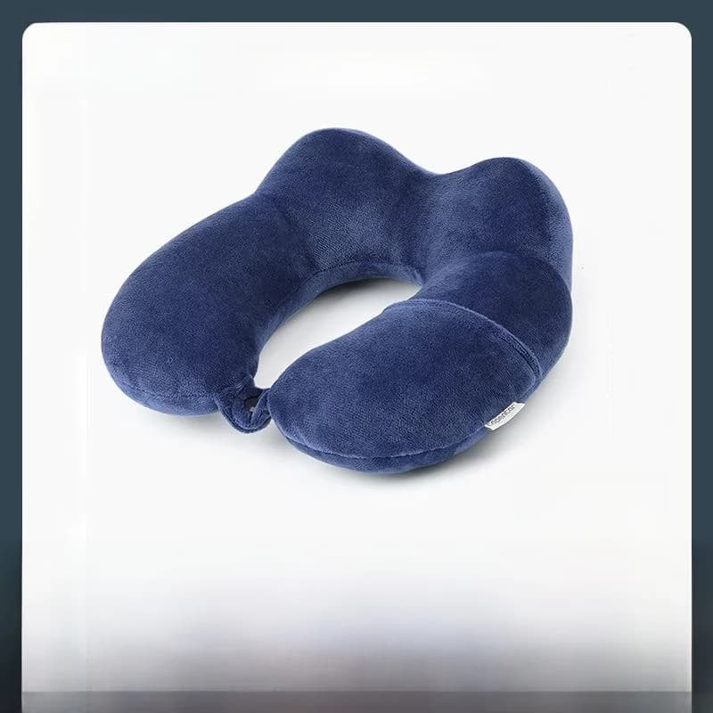 Cuscino da Viaggio a U in Cristallo Ultra Morbido, Imbottitura in Cotone PP, Cuscino Regalo, Design Traspirante, Supporto Regolabile
