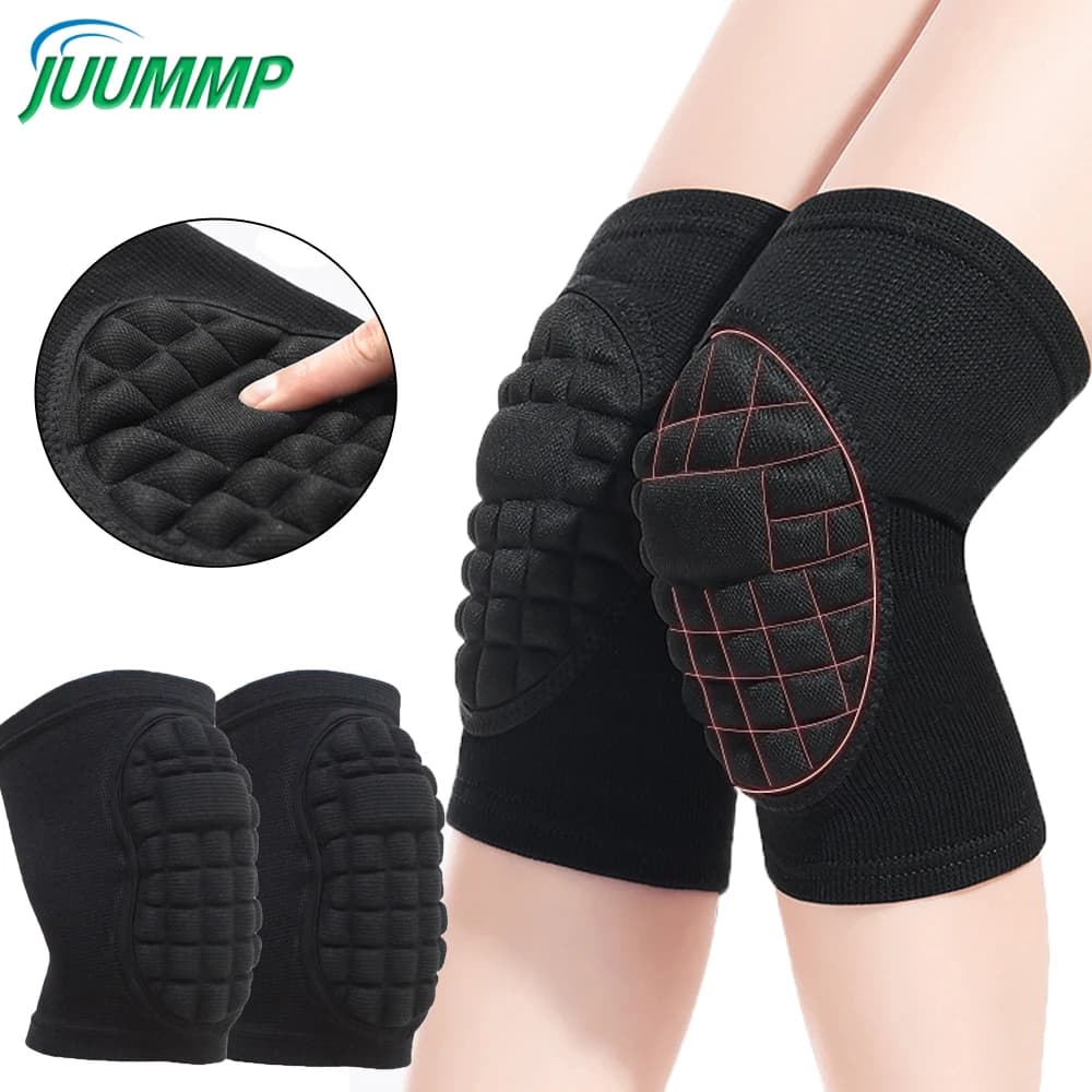 1 pair of protective sponge knee pads for volleyball, soft and breathable knee pads for women sport dance football